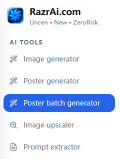 Batch Poster Generation Now Available | RazrAI